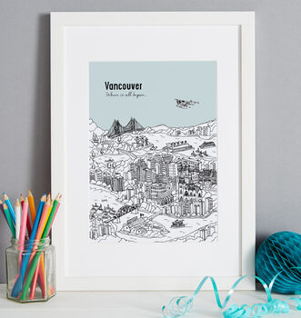Personalised Vancouver Print, 5 of 10