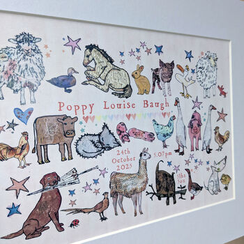 Personalised Baby's Firsts Print, 2 of 10