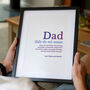 Personalised Dictionary Style Father's Day Print, thumbnail 3 of 3