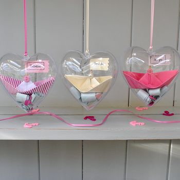 Personalised Love Boat Secret Messages Heart, 4 of 12