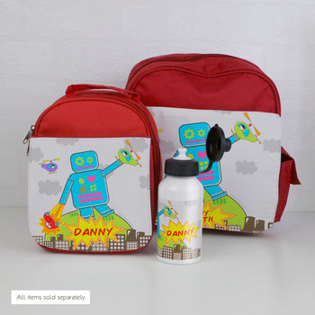Robot Lunch Bag Personalised, 4 of 5