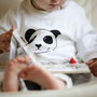 Organic Cotton Panda Baby T Shirt, thumbnail 1 of 4