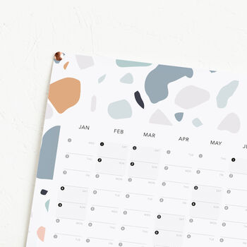 2025 Terrazzo Year Planner Calendar, 2 of 3