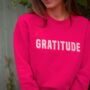 Gratitude Embroidered Sweatshirt, thumbnail 4 of 5