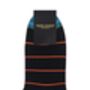 Thin Stripe Black And Teal Men's Trainer Socks Bundle, thumbnail 2 of 5