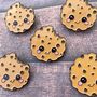 Cookie Enamel Pin – Cute Chocolate Chip, thumbnail 6 of 6