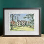 Personalised Watercolour Wedding Venue Illustration, thumbnail 1 of 12