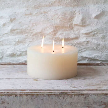 Large Three Wick Pillar Candle, 2 of 5