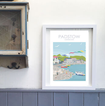 Padstow Travel Print Cornwall, 6 of 6