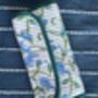 Quilted Block Print Toiletry Roll Up Pouch: Travel Kit, thumbnail 1 of 11