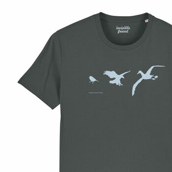 Birdie, Eagle And Albatross Golf Organic T Shirt, 6 of 7