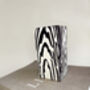 Ceramic Zebra Vase, thumbnail 2 of 3