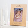 Personalised Engraved Frame For New Baby Boy, thumbnail 6 of 9