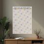 Personalised 2026 Year Wall Planner | Vertical Calendar, thumbnail 1 of 7
