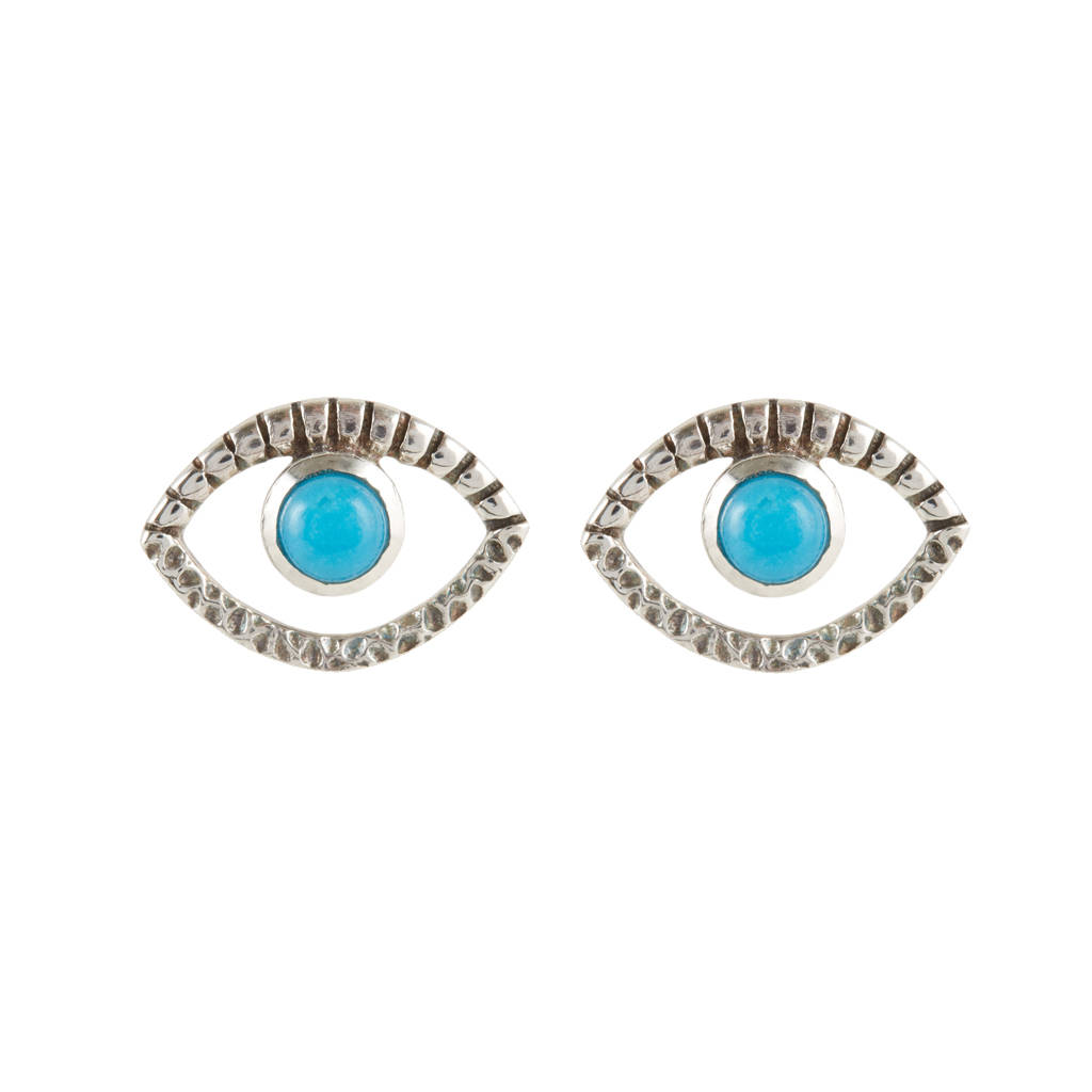 evil eye protection studs by charlotte's web jewellery ...