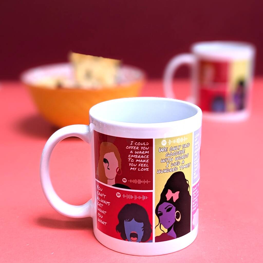 British Music Legends Born To Stand Out Mug By MixPixie