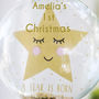 New Baby Personalised Christmas Bauble, thumbnail 3 of 4