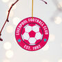 Custom Football Team Christmas Tree Decoration, thumbnail 1 of 6