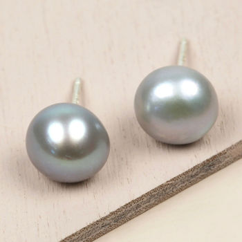 Sterling Silver Freshwater Pearl Earrings, 9 of 10