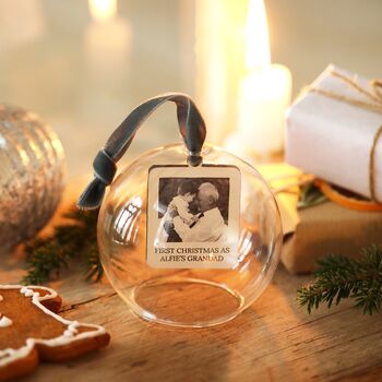 Personalised Photo Glass Dome Bauble, 2 of 2