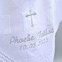 Personalised White Shawl For Christening, thumbnail 4 of 4