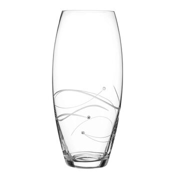 Spiral Crystal Barrel Vase, 3 of 3