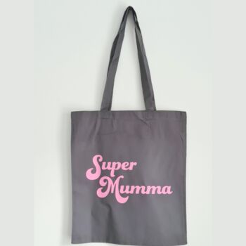 'Super Mumma' Shopper Tote Bag, 2 of 7