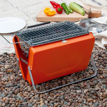 Portable BBQ For Camping Small Barbecue Gift For Dad, 8 of 12