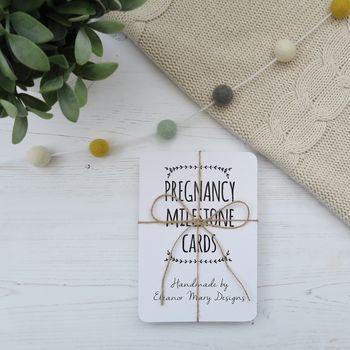 Classic Pregnancy Milestone Cards, 2 of 6
