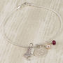 Cat Lover Personalised Silver Cat Charm Bracelet, thumbnail 9 of 11