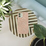 Pink Rain Dots Biodegradable Phone Case, thumbnail 4 of 7