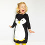 Baby Penguin Pinafore Dress Outfit, thumbnail 3 of 5
