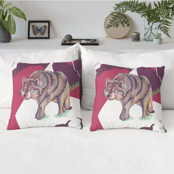 Wolf Animal Cushion, 5 of 12