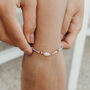 Matira Freshwater Pearl Beaded Anklet, thumbnail 1 of 3