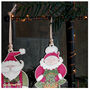 'Gardening Mrs Claus' Wooden Decoration, thumbnail 5 of 8