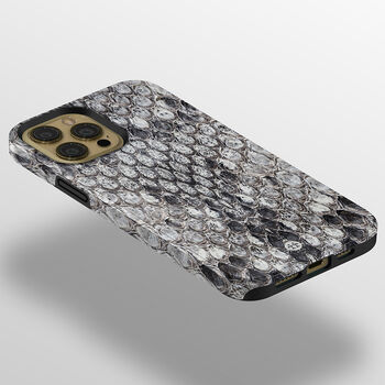 Grey Python Snakeskin Tough Case For iPhone, 2 of 4