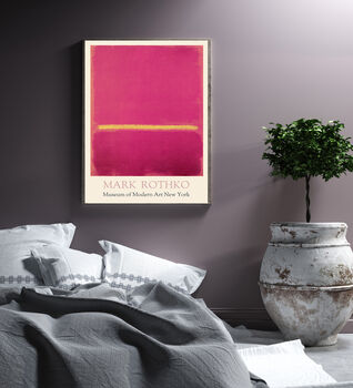 Mark Rothko Pink Abstract Art Print, 2 of 3