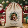 Personalised Christmas Basset Hound Break Through, thumbnail 7 of 10