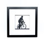 Framed Bicycle Papercut Art, thumbnail 3 of 7