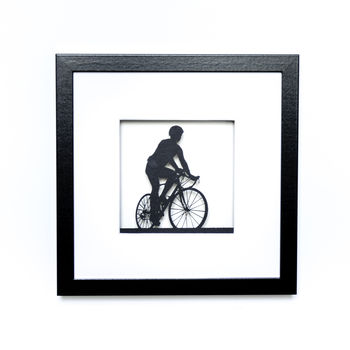 Framed Bicycle Papercut Art, 3 of 7