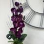 Purple Artificial Silk Orchid Mothers Day Gift, thumbnail 1 of 6