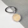 1956 70th Birthday Brass Threepence Coin Keyring, thumbnail 1 of 3