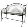 Vintage Grey Arch Backed Garden Bench, thumbnail 2 of 11