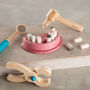 Personalised Children's Wooden Dentist Tool Belt Toy, thumbnail 3 of 4