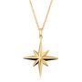 Large Faceted Starburst Necklace With Slider Clasp, thumbnail 4 of 9