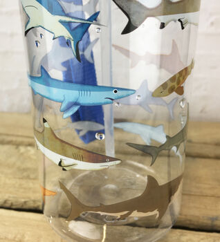 Children's Shark Design Water Bottle 500ml, 7 of 12