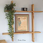 Reclaimed Wooden Wall Mounted Display Shelf, thumbnail 8 of 8