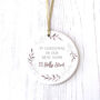 First Christmas Personalised Xmas Bauble, thumbnail 2 of 3