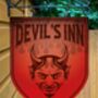 Devils Inn Personalised Home Pub Sign Man Cave Sign, thumbnail 3 of 9