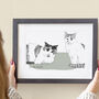 Personalised Hand Drawn Cat Sketch, thumbnail 8 of 10